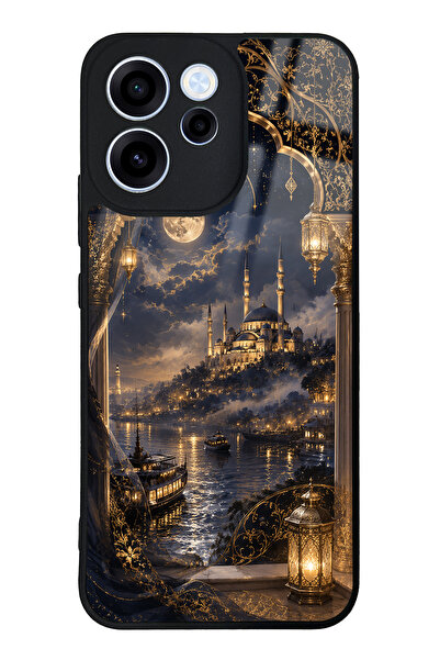 Spoyi Oppo Reno 15F Midnight Bosphorus Tasarımlı Glossy Telefon Kılıfı