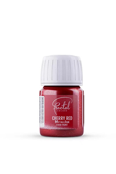 Fractal Colorant alimentar metalic, roșu cireșe, 30 ml ROȘU CIREȘE – VOPSELE ...