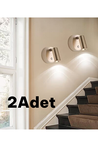 lstri 2Pcs Wall Lighting Led Sconce Lamp,No Wiring or Drilling Required,Perfe...