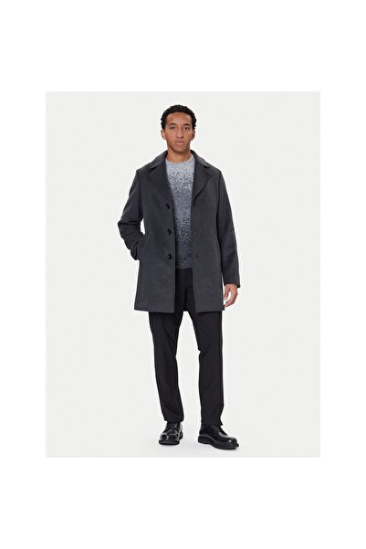 Guess Palton de lână pentru bărbați M4BL3SWGJ82 Gri