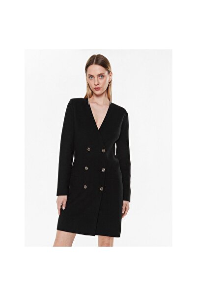 TWINSET Γυναικείο Πλεκτό Φόρεμα 231TP3100 Μαύρο
