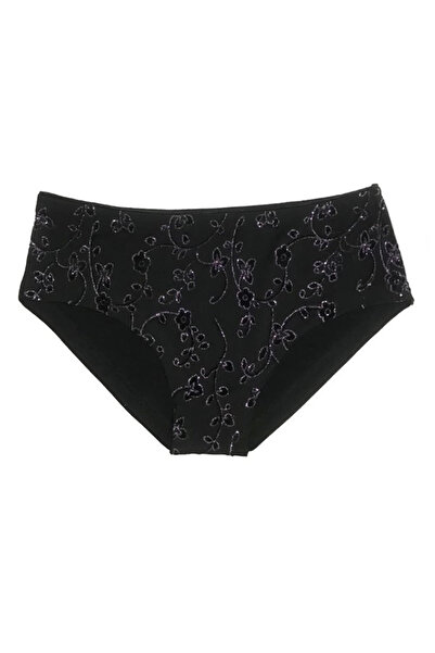 ALFA AKSESUAR 03 Şahinler Women's Silvery Embroidered Bikini B269