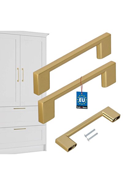 KOTARBAU Mâner pentru mobilier de bucătărie Clasic Modern Alungit Auriu Mat D...