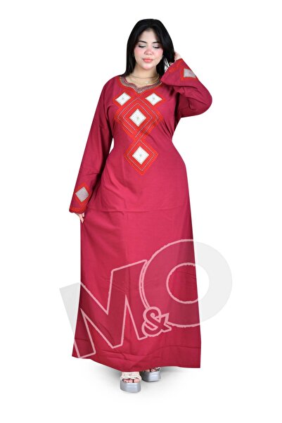 M&O 2 Linen Jalabiya with High Quality Embroidery Stylish and Attractive