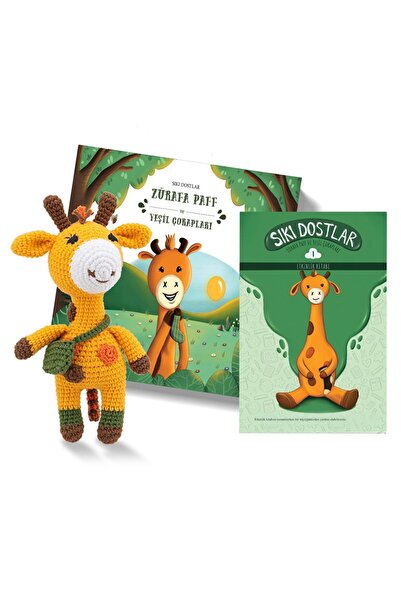 Bookids Publishing Sıkı Dostlar Zürafa Paff Hikaye, Etkinlik Kitabı ve Amigur...