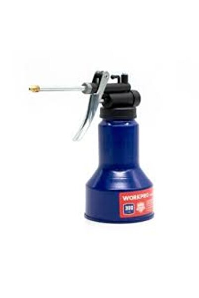 Workpro 300cc Manual Oil Can, Heavy Duty Steel Pump Oiler with Flexible Nozzl...