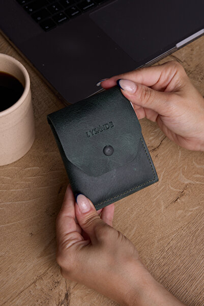 Lysande Viral Genuine Leather Mini Wallet and Card Holder with Money Compartm...
