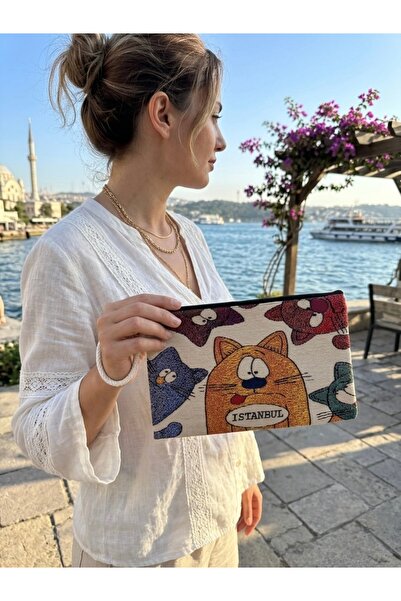 Gamy Crafts Τσάντα από υφαντό καμβά - Υφασμάτινη τσάντα Bohemian - Τσάντα μακ...