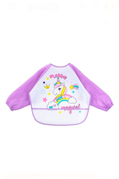 BAVETA cu Maneci Lila Unicorn