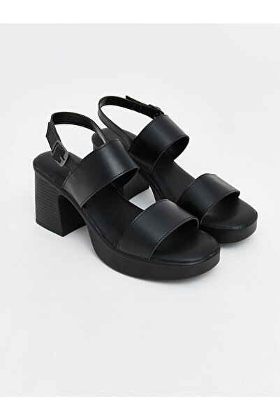 LC Waikiki Vizyon New Season Cross-Strapped Women's Heeled Shoes