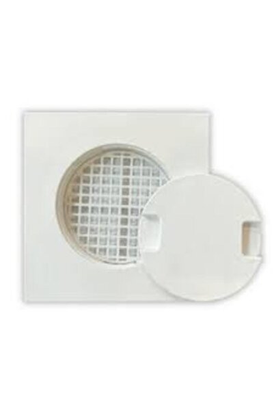 Generic 15Ã—15 cm Plastic Floor Drain Cover with Anti-Clog Strainer â€“ Low P...