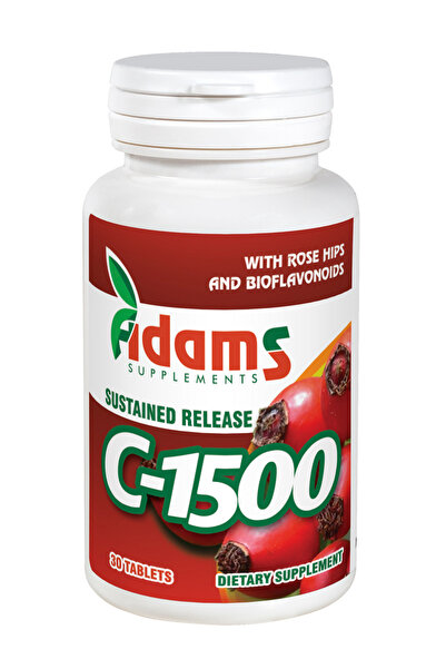 Adams Supplements Vitamina C 1500mg Macese 30tb