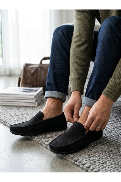 LEVIOTTO Men's Casual Slip-On Loafers | Suede-Style Driving Shoes | Lightweig...