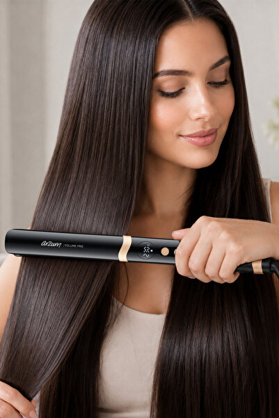 Arzum AR5184 Volume Pro İnce Plakalı Saç Düzleştirici, Keratin ve Argan Yağlı...
