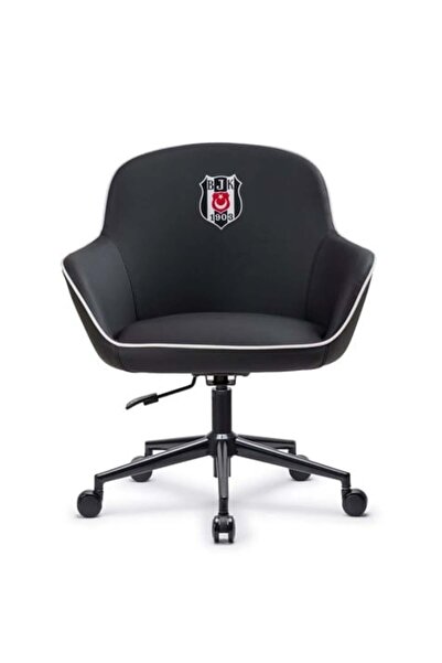 Beşiktaş Fanchair x Icon Siyah Çalışma Koltuğu