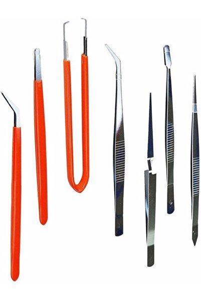 BRATİ HAND TOOLS 7 Parça Tamirci Cımbız Seti Saatçi Elektronikçi Cımbız Seti