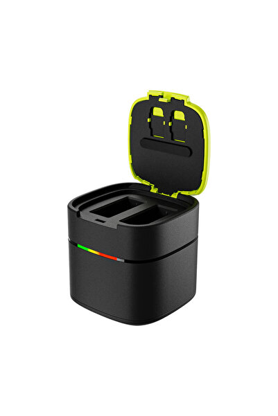 TELESIN Încărcător Dual-Canal Pentru Gopro Hero 12 11 10 9 Compatibil Cu Gopro
