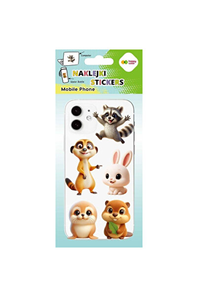 GDD Stickere telefon Cute Animals multicolor 9x20.5cm