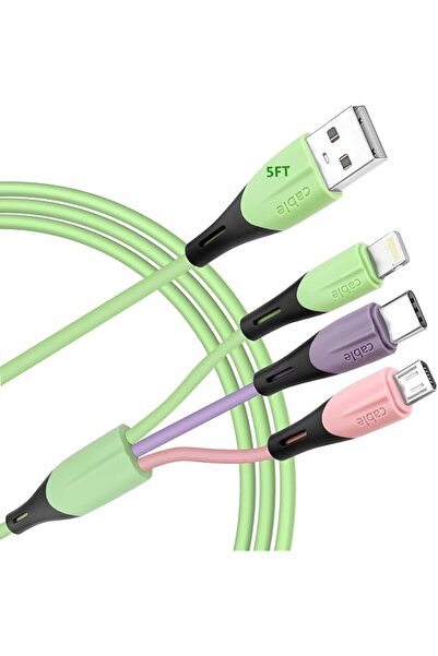 Generic Multi Charging Cable 3.3FT, 1Pack 3 in 1 Multiple USB Charger Cable U...