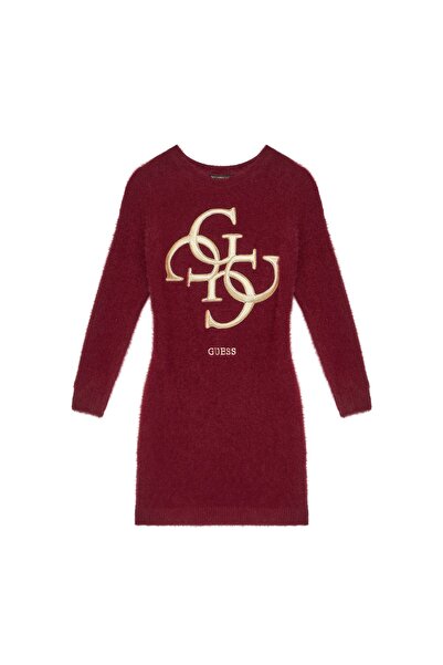 Guess Rochie tricotată de fetiță J5BK08Z0720 Roșu