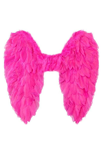 Widmann , Aripi din pene pentru costum de inger/zana, 50 cm, Roz, Marime unica