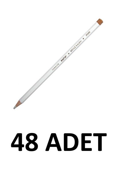 Fatih 48 Pieces of White Copy Pens White Lead Pens
