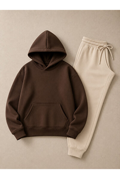 MYDARKSTYLE Unisex Winter Top and Bottom Tracksuit Set
