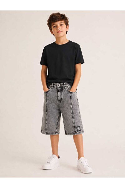 kidsense Boy's Regular Fit Denim Jeans Capri Shorts