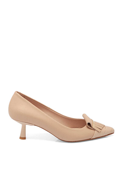 Tergan Nude Hakiki Deri Kadın Stiletto - K25S1AY68135-Q0C