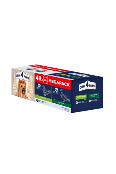 Club4Paws Club 4 Paws, Set Hrana umeda caini, talie mica - Pui in jeleu si Ra...