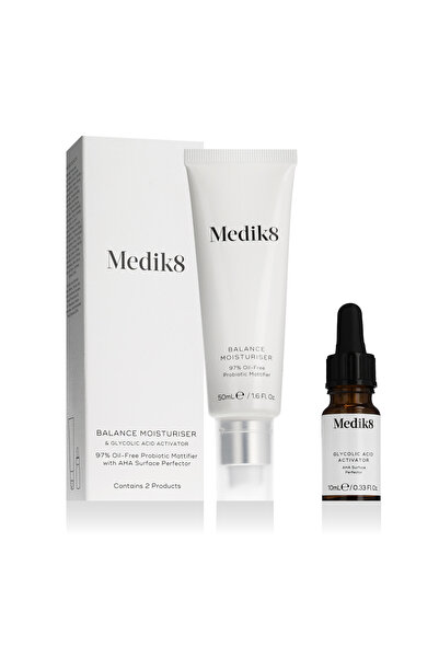 Medik8 Set Hidratant pentru Echilibru și Activator cu Acid Glicolic