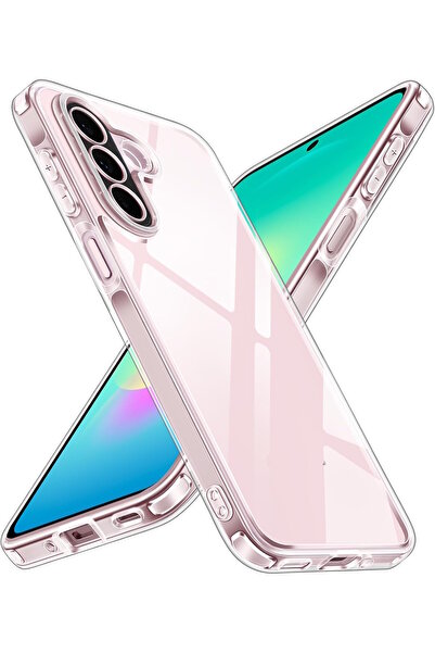 Samsung Galaxy A27 Compatible Case Camera Protruding Shielded Soft Clear Colorless Silicone Cover