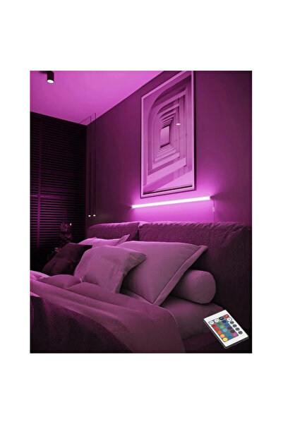 Mikasso RGB Lambader Kumandalı Dekoratif Yatay/Dikey LED Lambader Aydınlatmas...