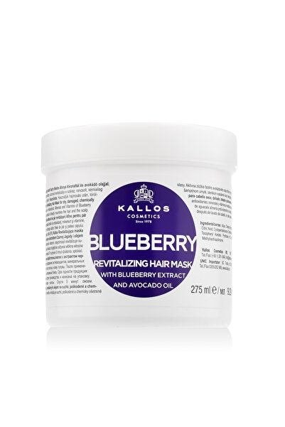 Kallos Cosmetics Masca de păr Kallos cu extract de afine și ulei de avocado 2...
