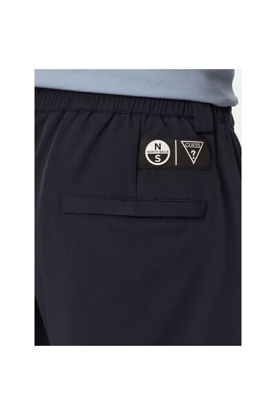 Guess Pantaloni scurți din material textil pentru bărbați M6GD36W2169 Bleumarin