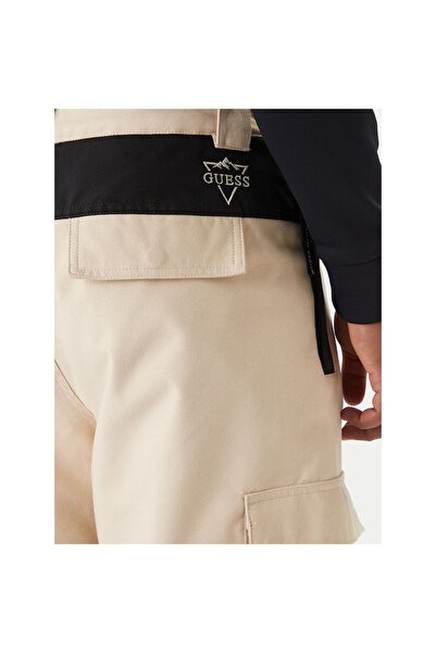 Guess Pantaloni de schi pentru bărbați M5BB77WF182 Bej