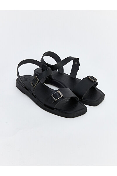 LC Waikiki Peak New Season Leather Look Women's Sandals