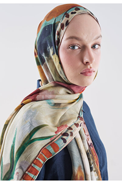 Freshscarfs Παιχνιδιάρικο Σχέδιο Παλέτας Ράμι Βισκόζη Σάλι Ράμι Βισκόζης