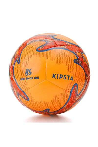 Decathlon Kipsta Plaj Futbolu Topu - 5 numara - Turuncu/Kırmızı