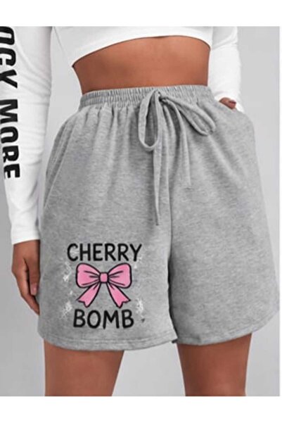 classy moda Unisex Oversize Relaxed Fit High Waist Special Design Printed Sum...