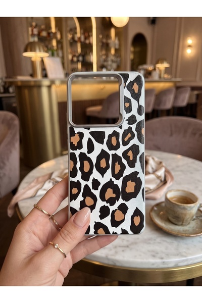 Hatreds Redmi Note 14 4G Deri Dokulu Desenli Kamera Korumalı Darbe Emici Sili...