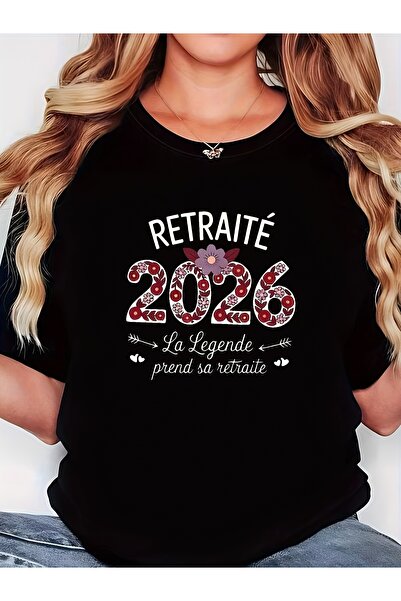 LİNA06 Women's T-shirt Featuring Simplified Print with Delicate Small Floral ...