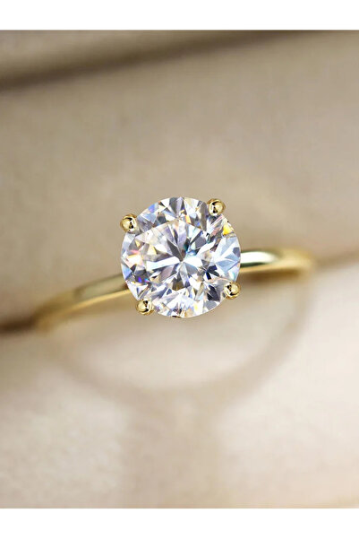 Choice5 5 Golden 1 Carat 925 Sterling Silver 1-3 Carats Gorgeous Fashion Roun...