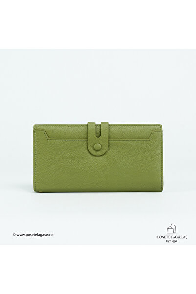 Posete Fagaras Sonia Leather Wallet - Lime, Genuine Leather Wallet , Women's ...