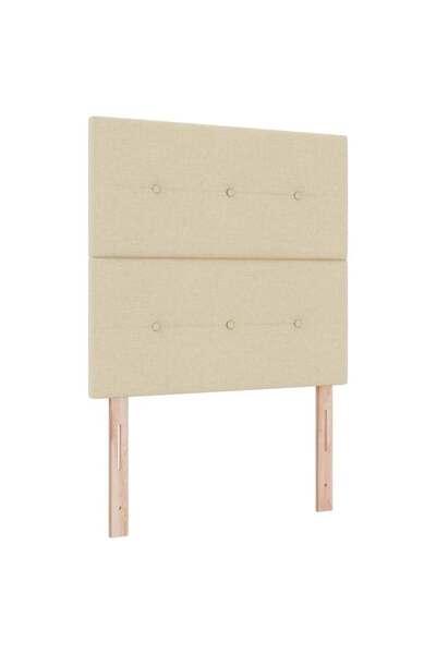 vidaxl Cap de pat cu înălțime ajustabilă Crem 100 cm țesătură
