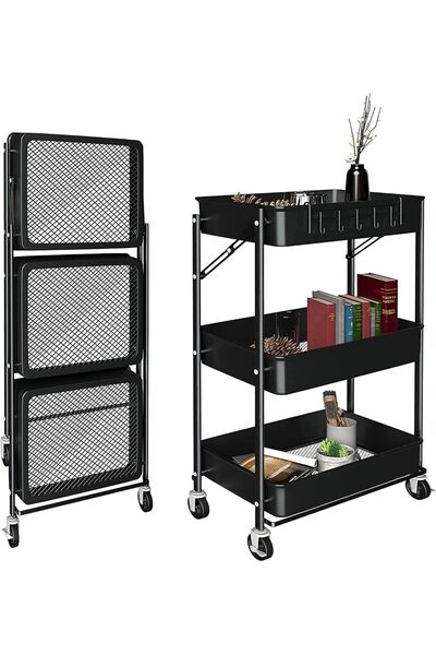 emc onshop Πολυλειτουργικό καρότσι αποθήκευσης EMC ONSHOP ® Πτυσσόμενο, με 3 ...