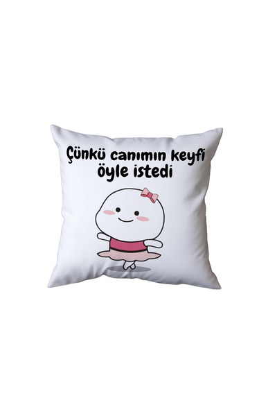 Beramussa Because My Life's Pleasure Was Like This - Pillow, Funny Gift