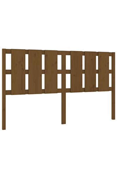 vidaxl Tăblie de pat, maro miere, 165,5x4x100 cm, lemn masiv de pin