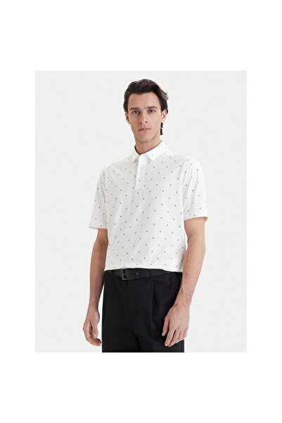 Armani Exchange Polo bărbați XM000735 AF10356 Alb