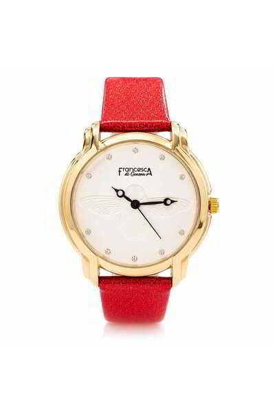 Watch Ceas de dama, Francesca di Geneva, Rosu, FF500